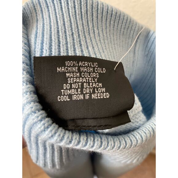 South Pole Vintage NWT Mens Sweater Size Medium Light Blue Oversized  Deadstock - Picture 4 of 4